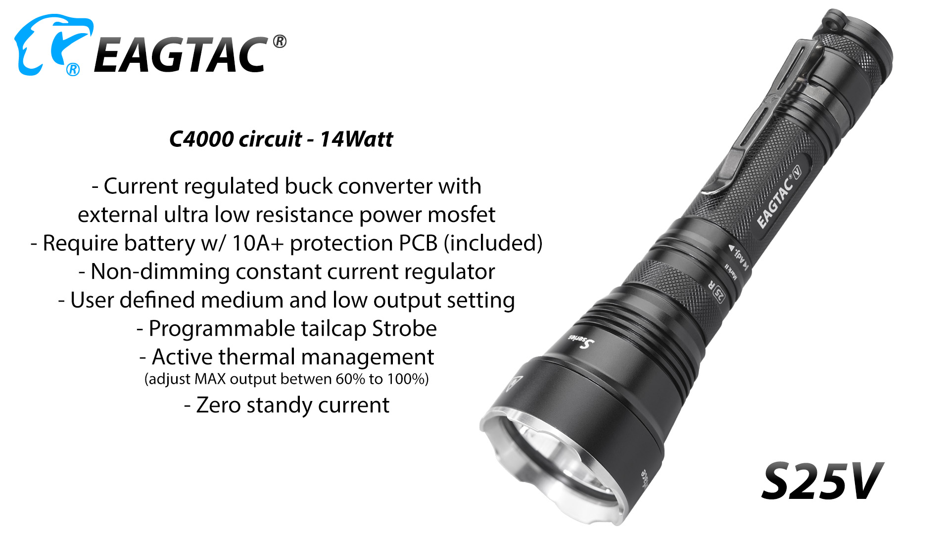 EAGTAC-S25V-1-7 EAGTAC S25V, Osram CSLPM1 LED