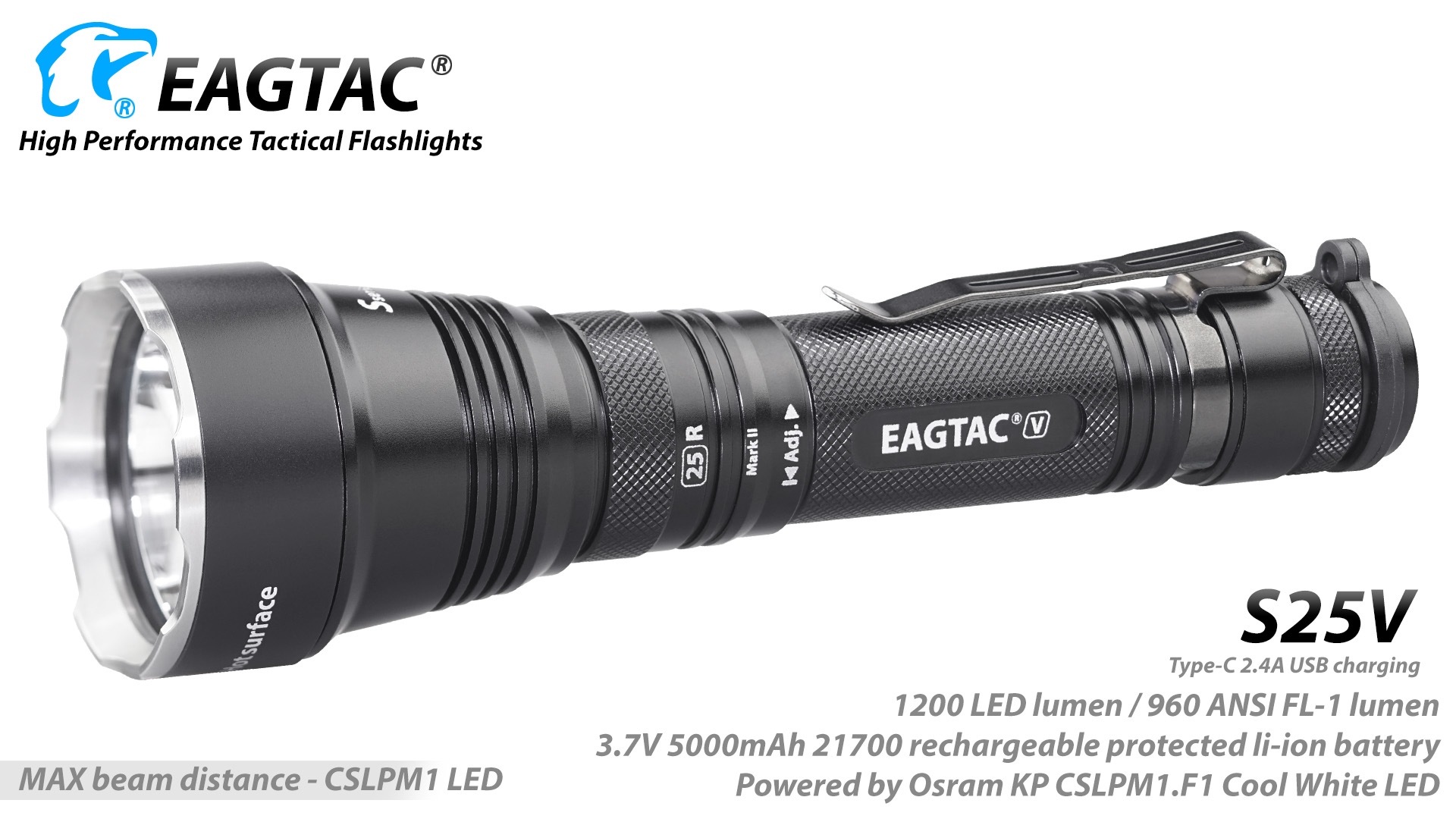 EAGTAC-S25V-1-2 EAGTAC S25V, Osram CSLPM1 LED