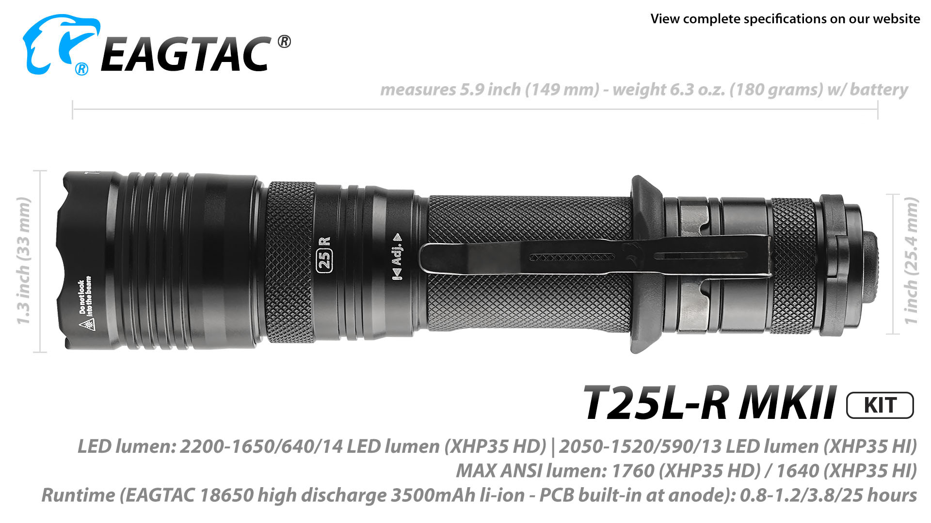 8iTThO9Al0axBQ EAGTAC T25LR MKII, Kit