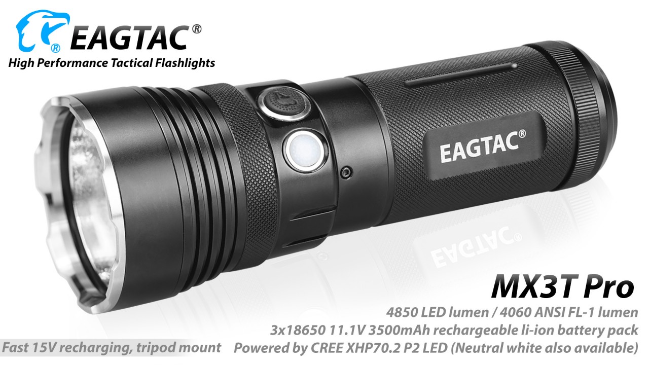 EAGTAC MX3T Pro, CREE XHP70.2